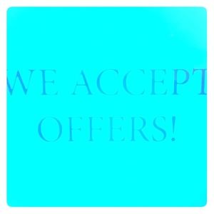 We accept offers!